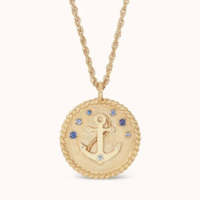 Charm Necklaces Marlo Laz Large Anchor Charm Charm Necklaces Marlo Laz Large Anchor Charm