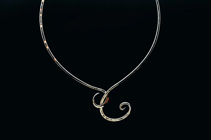 Cranston Rings Hand Hammered Sterling Silver Collar