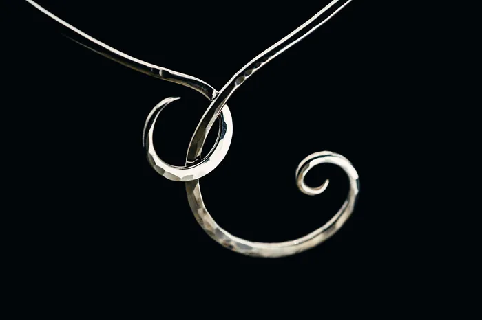 Cranston Rings Hand Hammered Sterling Silver Collar