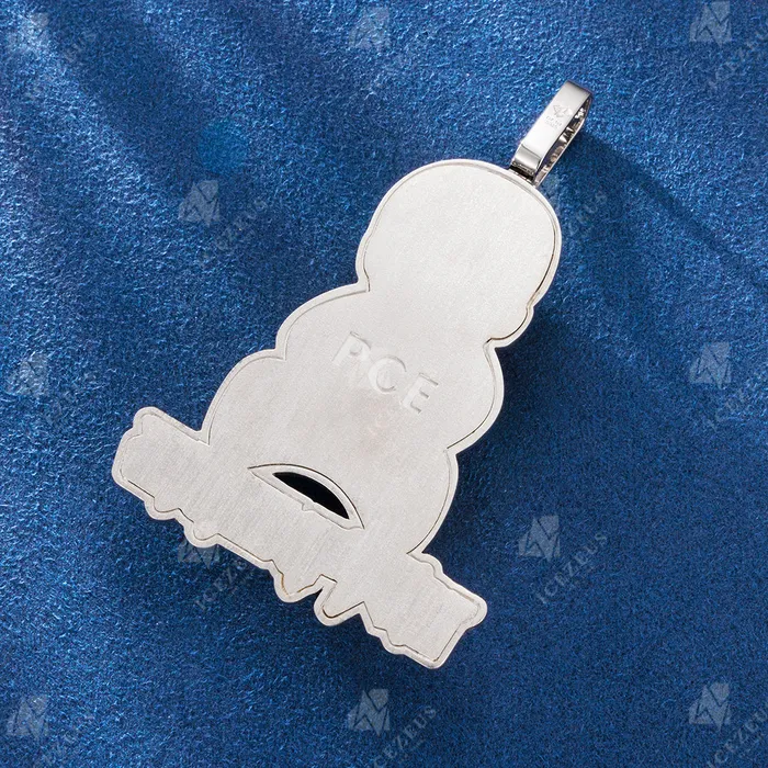 Custom Enamel Bear Body Pendant IceZeusShop Necklaces