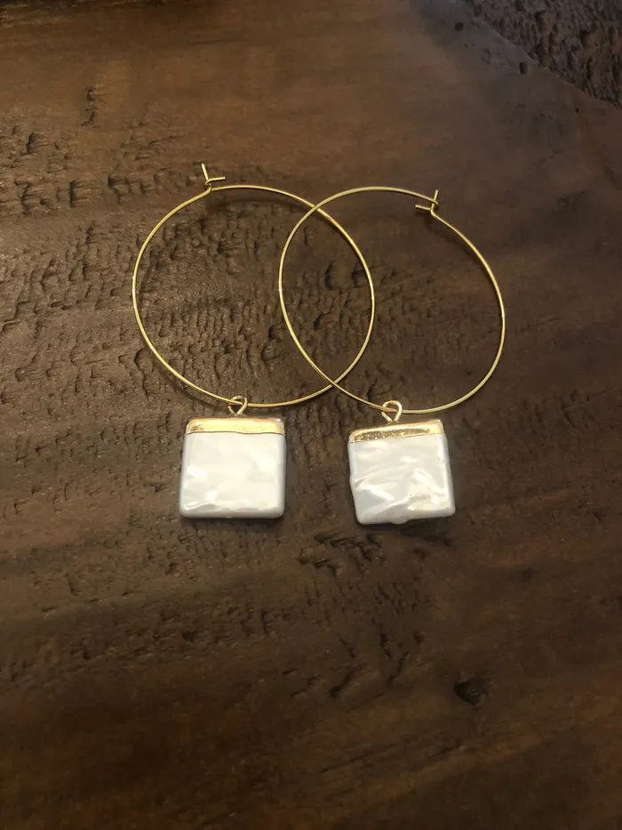 Earrings bubs sass square fresh water pearl hoop earrings pearl earrings fresh water pearl hoops hoop earrings Earrings bubs sass square fresh water pearl hoop earrings pearl earrings fresh water pearl hoops hoop earrings