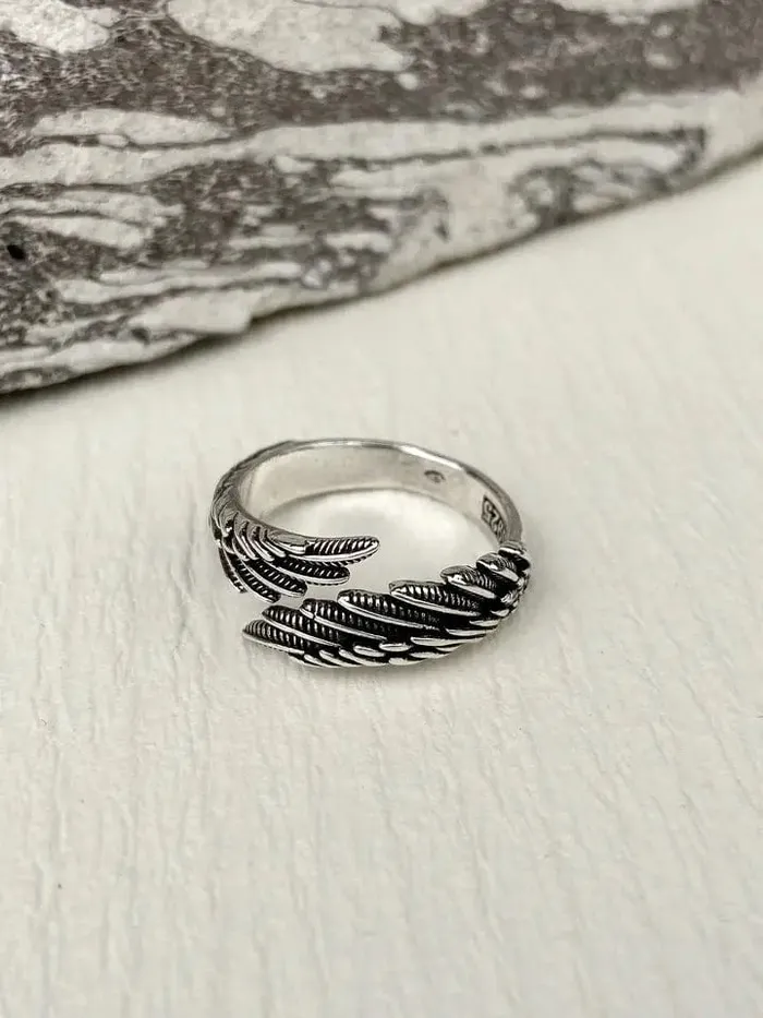 Faire mildstyles Rings Angel Wings Adjustable Ring