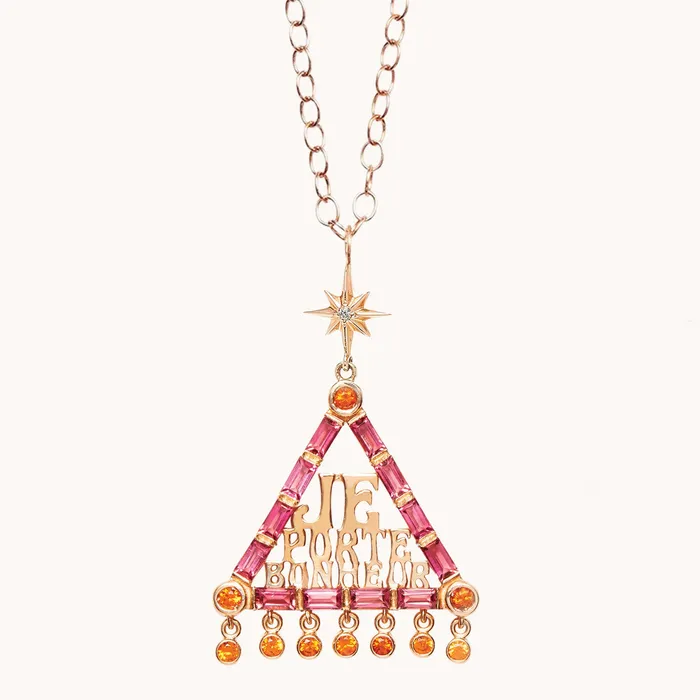 Marlo Laz Necklaces JPB Lucky Charm Necklace