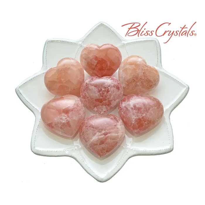 Necklaces Bliss Crystals 1 PINK CALCITE 2 Heart Stone Healing Crystal and Stone for Heart Chakra PC02 Necklaces Bliss Crystals 1 PINK CALCITE 2 Heart Stone Healing Crystal and Stone for Heart Chakra PC02