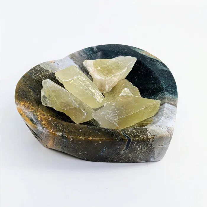 Necklaces Bliss Crystals Ocean Jasper 5 Heart Bowl LV6563