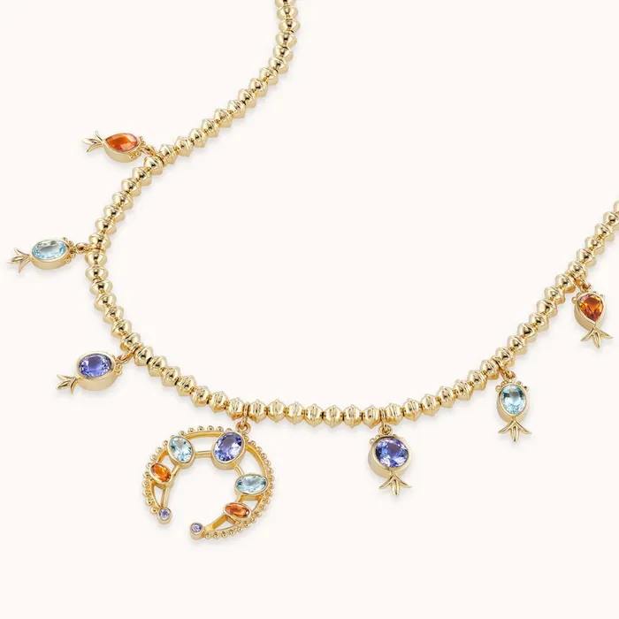 Necklaces Squash Necklace on Squash Bead Necklace Marlo Laz Necklaces Squash Necklace on Squash Bead Necklace Marlo Laz