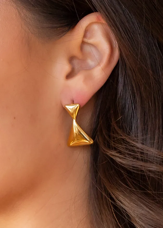 panacheaccessories Earrings Luxe Gold Geometric Earrings panacheaccessories Earrings Luxe Gold Geometric Earrings