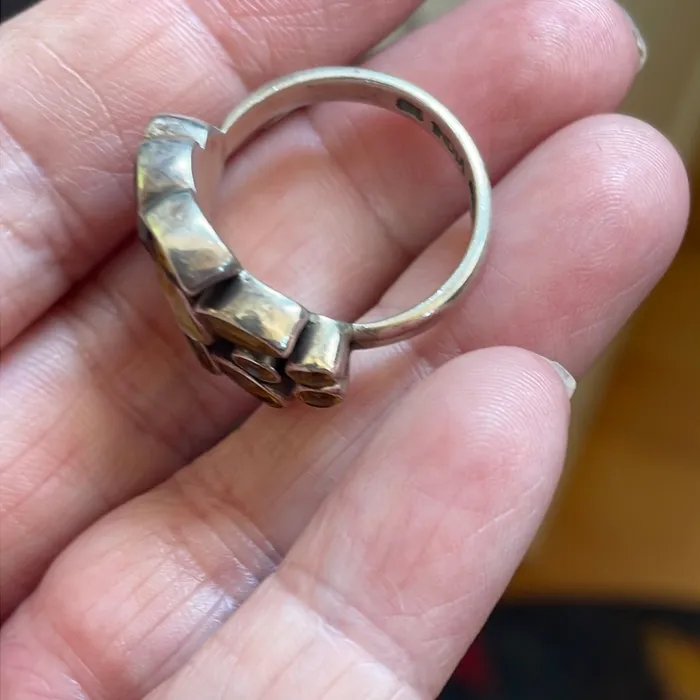 Rings Vintage Paris Jewelry Citrine Ring Sterling Silver Vintage Rings Vintage Paris Jewelry Citrine Ring Sterling Silver Vintage
