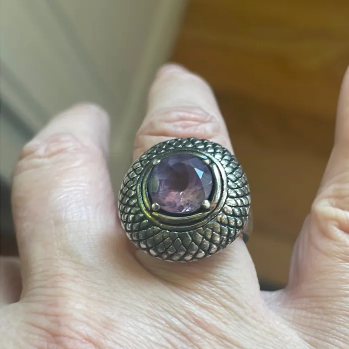 Vintage Paris Jewelry Rings Amethyst Ring Sterling Silver Vintage Vintage Paris Jewelry Rings Amethyst Ring Sterling Silver Vintage