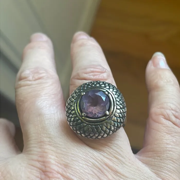 Vintage Paris Jewelry Rings Amethyst Ring Sterling Silver Vintage Vintage Paris Jewelry Rings Amethyst Ring Sterling Silver Vintage