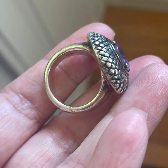 Vintage Paris Jewelry Rings Amethyst Ring Sterling Silver Vintage Vintage Paris Jewelry Rings Amethyst Ring Sterling Silver Vintage