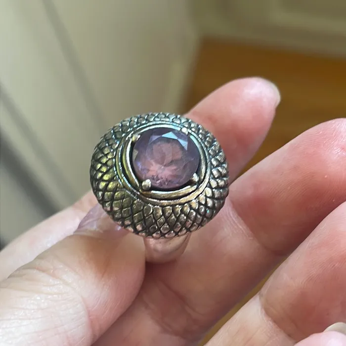 Vintage Paris Jewelry Rings Amethyst Ring Sterling Silver Vintage Vintage Paris Jewelry Rings Amethyst Ring Sterling Silver Vintage