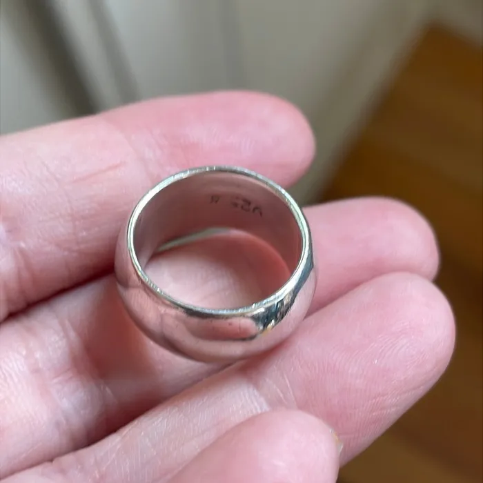 Vintage Paris Jewelry Rings Thick Sterling Silver Band Vintage Vintage Paris Jewelry Rings Thick Sterling Silver Band Vintage