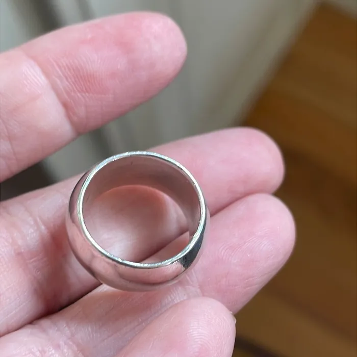 Vintage Paris Jewelry Rings Thick Sterling Silver Band Vintage Vintage Paris Jewelry Rings Thick Sterling Silver Band Vintage