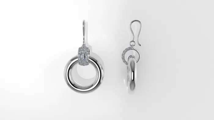14k Earrings with 54 DIAMOND VS1 JCM DESIGN JEWELRY Earrings