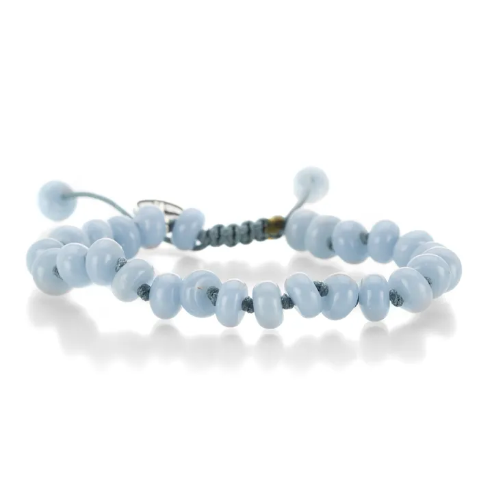 8mm Smooth Angelite Bracelet Joseph Brooks Bracelets