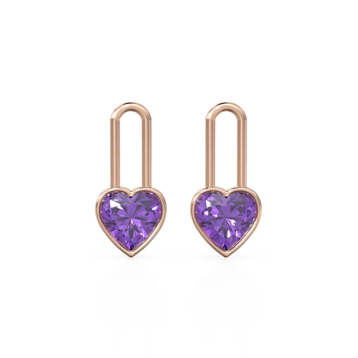 Amethyst Heart Solid Gold Charm Pair Earrings Natural Purple Gemstone Gold Pendant 14k Gold February Birthstone Jewelry Making Finding Jalvi Co Earrings Amethyst Heart Solid Gold Charm Pair Earrings Natural Purple Gemstone Gold Pendant 14k Gold February Birthstone Jewelry Making Finding Jalvi Co Earrings