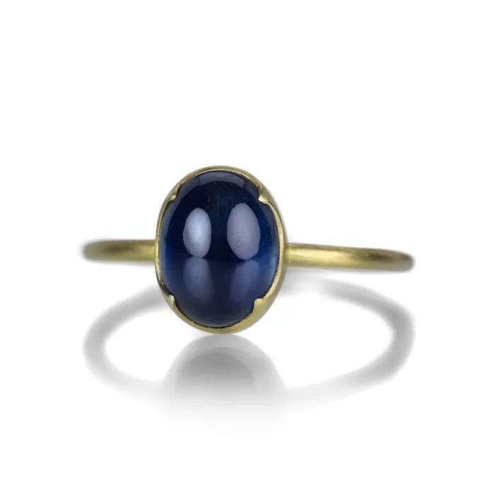 Blue Sapphire Cabochon Ring Gabriella Kiss Rings Blue Sapphire Cabochon Ring Gabriella Kiss Rings