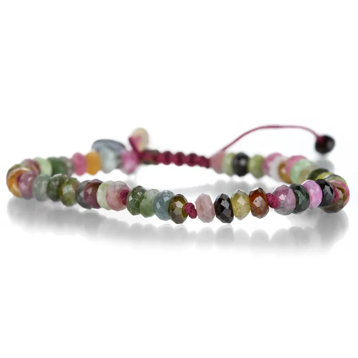 Bracelets 5mm Multi Color Tourmaline Bracelet Joseph Brooks