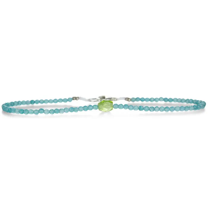 Bracelets Apatite Peridot Beaded Bracelet Margaret Solow