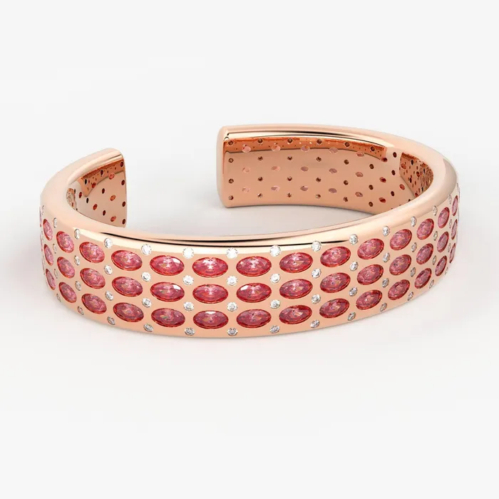 Bracelets Jalvi Co Pink Tourmaline Cuff Bracelet Diamond Gold Bracelet Natural Rubellite Tourmaline Bracelet Gemstone Gold Cuff Bangle High Jewelry Bracelets Jalvi Co Pink Tourmaline Cuff Bracelet Diamond Gold Bracelet Natural Rubellite Tourmaline Bracelet Gemstone Gold Cuff Bangle High Jewelry