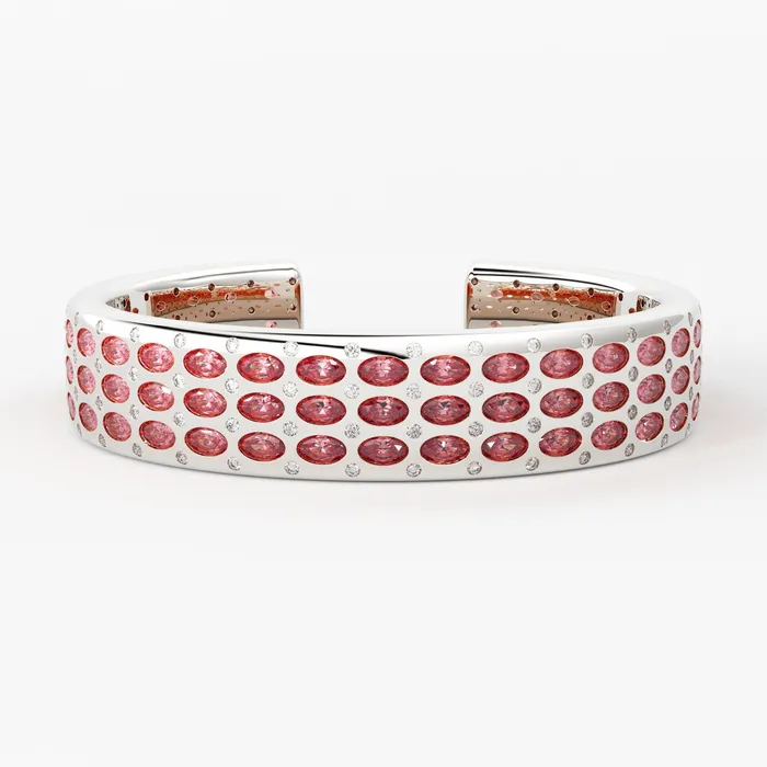 Bracelets Jalvi Co Pink Tourmaline Cuff Bracelet Diamond Gold Bracelet Natural Rubellite Tourmaline Bracelet Gemstone Gold Cuff Bangle High Jewelry Bracelets Jalvi Co Pink Tourmaline Cuff Bracelet Diamond Gold Bracelet Natural Rubellite Tourmaline Bracelet Gemstone Gold Cuff Bangle High Jewelry
