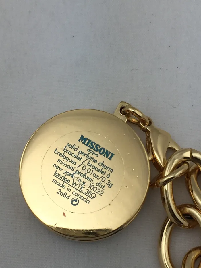 Bracelets Missoni Missoni Perfume Charm Bracelet Bracelets Missoni Missoni Perfume Charm Bracelet