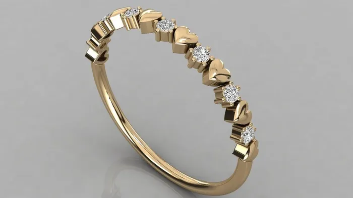 Brilliant Diamond Band in 14k Gold Heart Diamond Ring Round Gold Band White Diamond Ring Brilliant Diamond Wedding Band Jalvi Co Rings Brilliant Diamond Band in 14k Gold Heart Diamond Ring Round Gold Band White Diamond Ring Brilliant Diamond Wedding Band Jalvi Co Rings