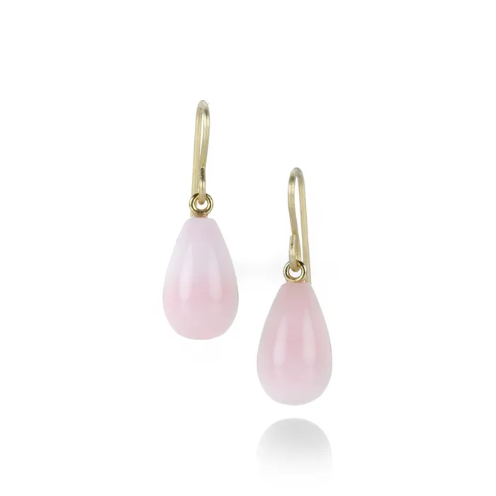 Earrings Pink Opal Drop Earrings Maria Beaulieu