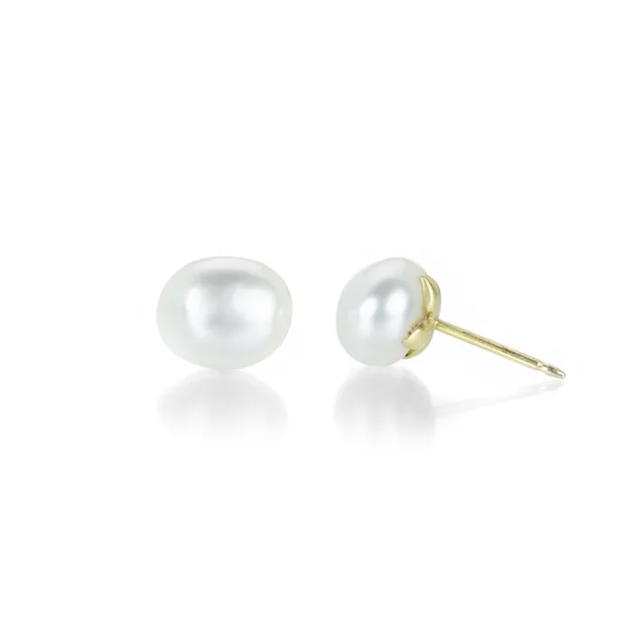 Gabriella Kiss Keshi Pearl Studs Earrings