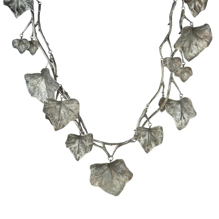 Gabriella Kiss Necklaces Sterling Silver Ivy Leaf Necklace