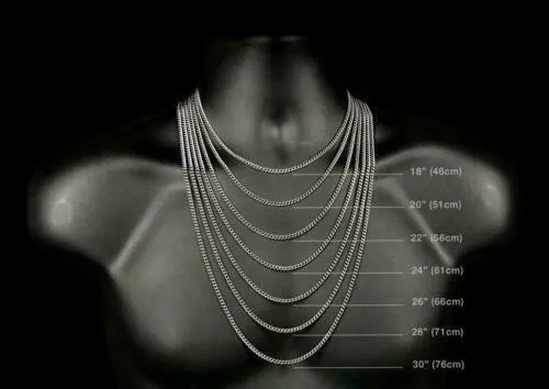 Gold and Diamond Necklaces SOLID 14k Gold Miami Cuban link Chain Necklace 18 26 3mm6mm REAL 14kt Strong
