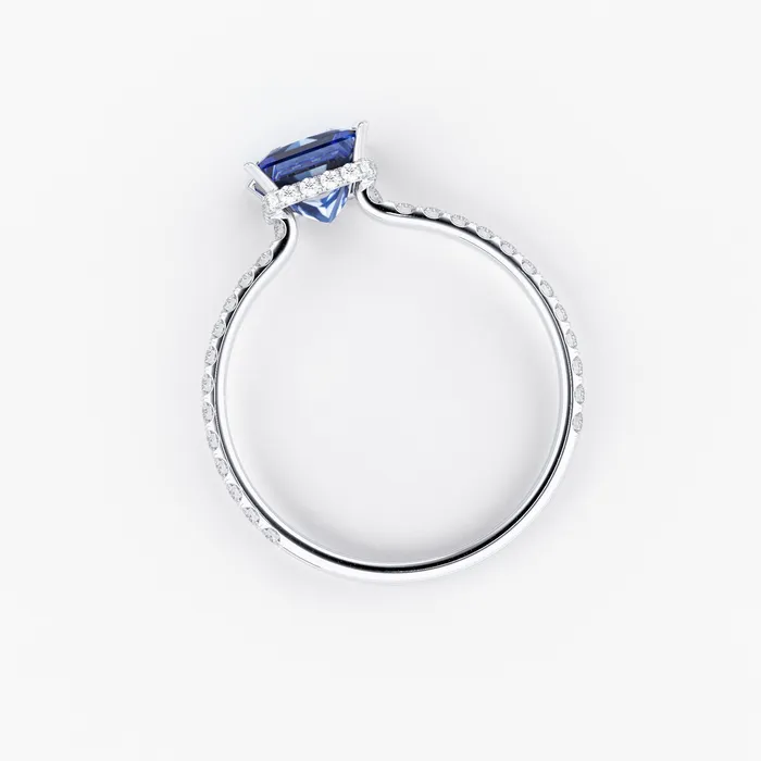 Jalvi Co 1268 Carat Princess Cut Blue Sapphire Luxury Ring Unique White Gold Sapphire Ring Engagement Ring Sapphire Diamond Cocktail Ring Rings Jalvi Co 1268 Carat Princess Cut Blue Sapphire Luxury Ring Unique White Gold Sapphire Ring Engagement Ring Sapphire Diamond Cocktail Ring Rings