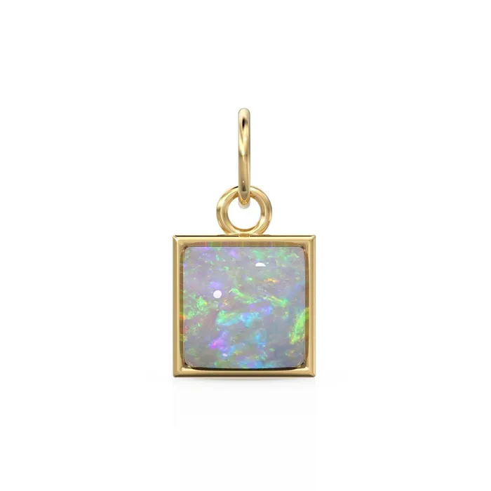 Jalvi Co Australian Opal Pendant 18k Solid Yellow Gold Bezel Australian Opal Charm Fire Gemstone Jewelry Australian Opal Charm for Necklace Necklaces Jalvi Co Australian Opal Pendant 18k Solid Yellow Gold Bezel Australian Opal Charm Fire Gemstone Jewelry Australian Opal Charm for Necklace Necklaces