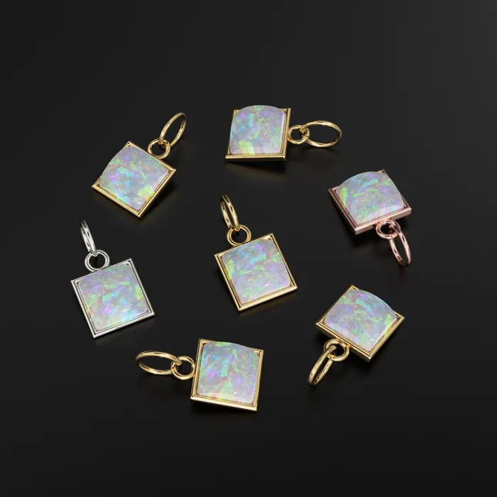 Jalvi Co Australian Opal Pendant 18k Solid Yellow Gold Bezel Australian Opal Charm Fire Gemstone Jewelry Australian Opal Charm for Necklace Necklaces Jalvi Co Australian Opal Pendant 18k Solid Yellow Gold Bezel Australian Opal Charm Fire Gemstone Jewelry Australian Opal Charm for Necklace Necklaces