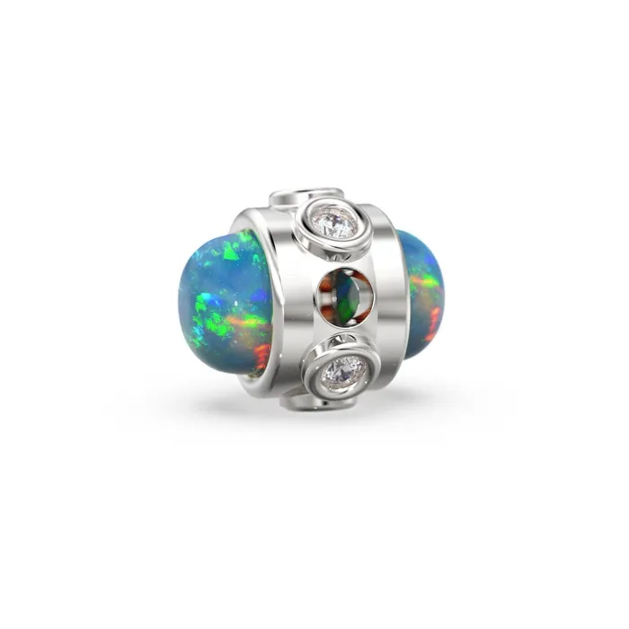 Jalvi Co Gold Micro Bezel Turquoise Spacer Beads Ethiopian Opal DIY Jewelry Making European Charms Beaded Bracelet Gemstone Bead Size 9mm Hole 2mm Bracelets Jalvi Co Gold Micro Bezel Turquoise Spacer Beads Ethiopian Opal DIY Jewelry Making European Charms Beaded Bracelet Gemstone Bead Size 9mm Hole 2mm Bracelets