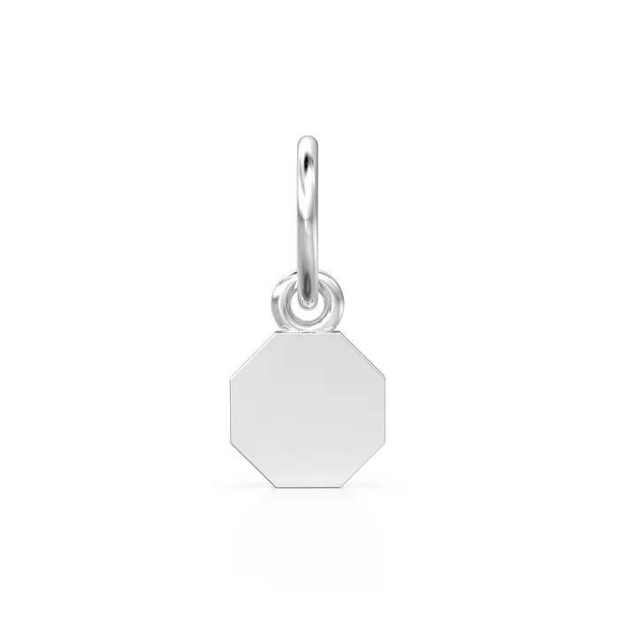 Jalvi Co PreStyled Sets Octagon Blank Solid Gold Pendant Dog Tag Gold Charm Handmade Geometric Charm Solid Gold Pendant Gold Military Jewelry Jalvi Co PreStyled Sets Octagon Blank Solid Gold Pendant Dog Tag Gold Charm Handmade Geometric Charm Solid Gold Pendant Gold Military Jewelry