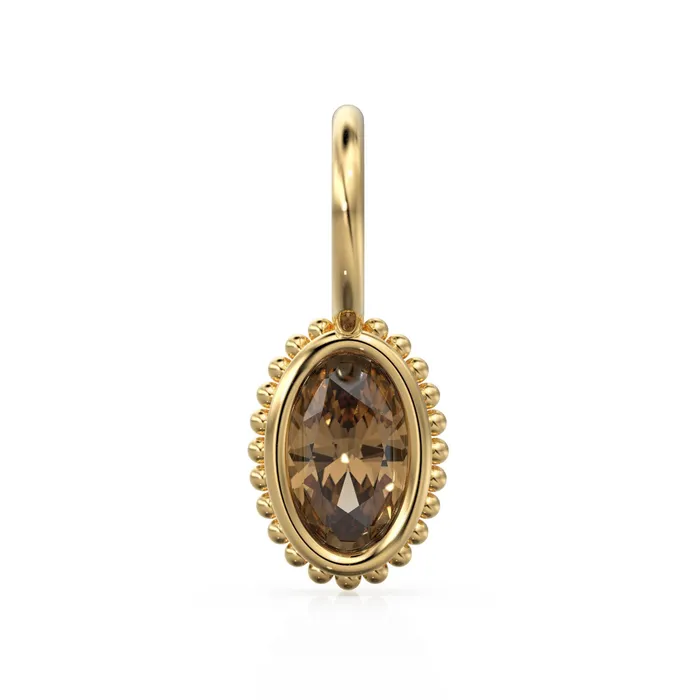 Jalvi Co PreStyled Sets Smoky Quartz Oval Cut Solid Gold Charm Brown Gemstone Handmade 18k Gold Pendant 14k Gold June November Birthstone Jewelry Making Finding Jalvi Co PreStyled Sets Smoky Quartz Oval Cut Solid Gold Charm Brown Gemstone Handmade 18k Gold Pendant 14k Gold June November Birthstone Jewelry Making Finding