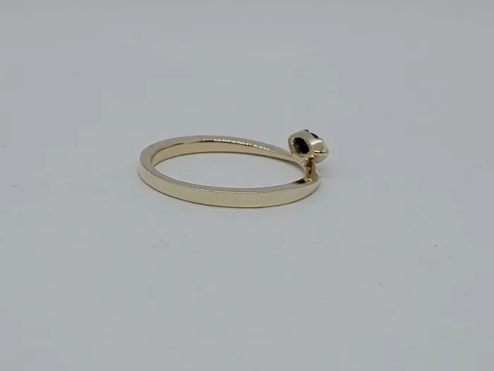 JCM DESIGN JEWELRY 14K Solitaire ring with 032CT Natural Sapphire Marquise set of bezel stone daily wear ring Rings