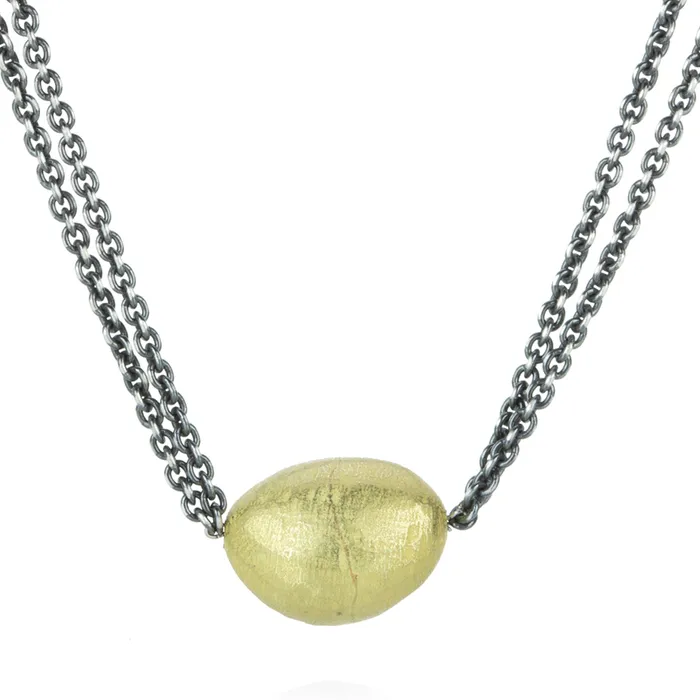 John Iversen Small Pebble Pendant Necklace Necklaces
