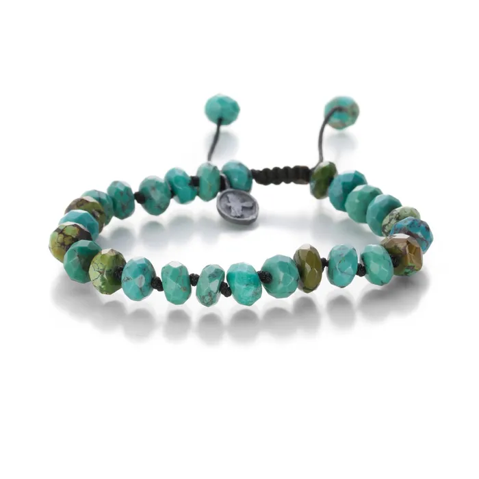 Joseph Brooks Bracelets 8mm Faceted Arizona Turquoise Bracelet
