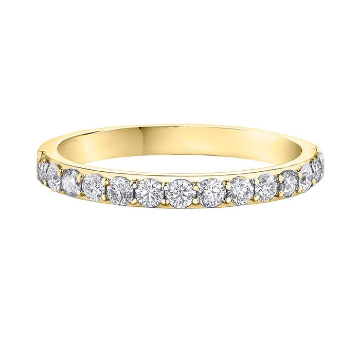 Maple Leaf Diamonds Rings 14kt Yellow Gold 041cttw Canadian Diamond Wedding Band Maple Leaf Diamonds Rings 14kt Yellow Gold 041cttw Canadian Diamond Wedding Band