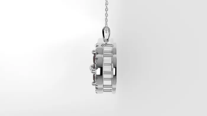 Necklaces 14K Pendant with 22 Stones STT Prong Cut Split Jcm 21 jewelry