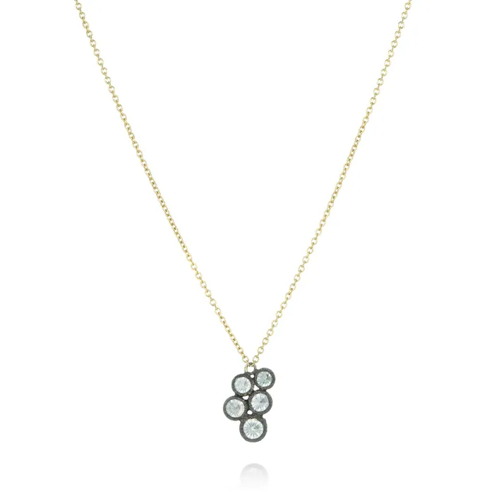 Necklaces 5 Diamond Cluster Pendant Necklace Todd Pownell Necklaces 5 Diamond Cluster Pendant Necklace Todd Pownell