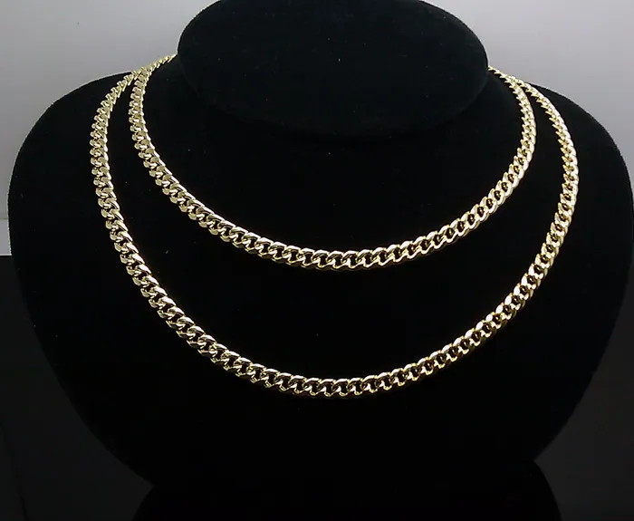 Necklaces Gold and Diamond 10K Yellow Gold Men Miami Cuban Chain 30 5mm Box Lock Necklaces Gold and Diamond 10K Yellow Gold Men Miami Cuban Chain 30 5mm Box Lock