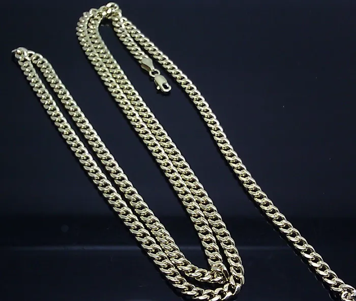 Necklaces Gold and Diamond 10K Yellow Gold Men Miami Cuban Chain 30 5mm Box Lock Necklaces Gold and Diamond 10K Yellow Gold Men Miami Cuban Chain 30 5mm Box Lock