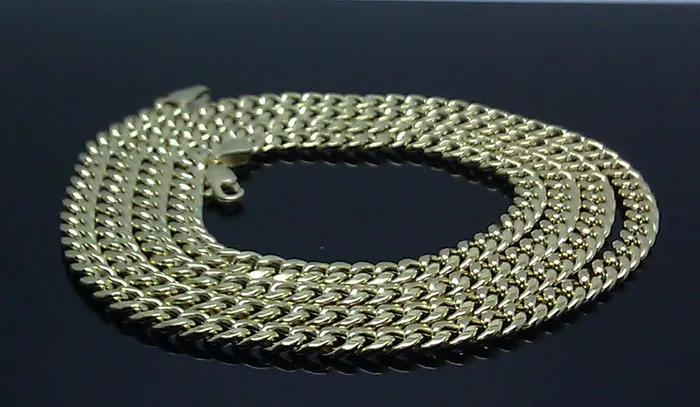 Necklaces Gold and Diamond 10K Yellow Gold Men Miami Cuban Chain 30 5mm Box Lock Necklaces Gold and Diamond 10K Yellow Gold Men Miami Cuban Chain 30 5mm Box Lock