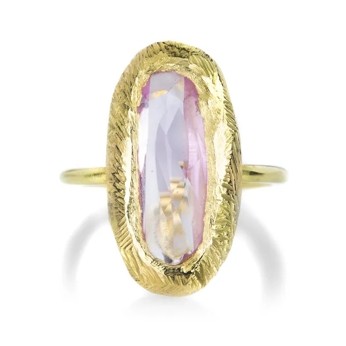 Page Sargisson Rings Large Oval Pink Sapphire Ring