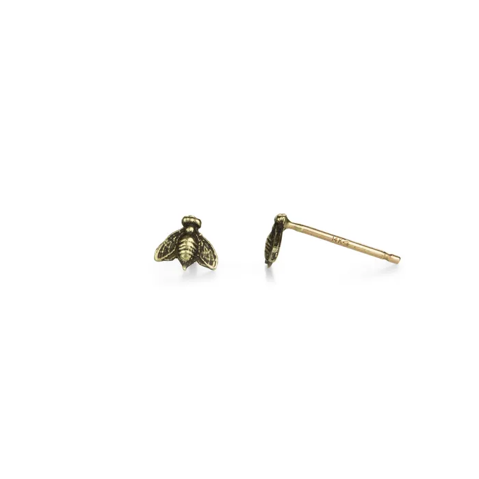PreStyled Sets 14k Yellow Gold Bee Studs Pyrrha PreStyled Sets 14k Yellow Gold Bee Studs Pyrrha