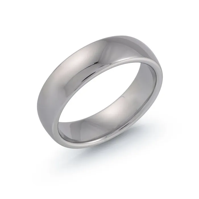 Rings Classic Polished Tungsten Wedding Ring Independent Jewellers